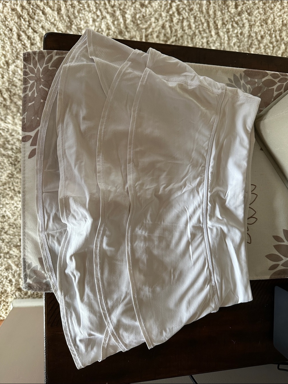 Athleta White Layered Skirt